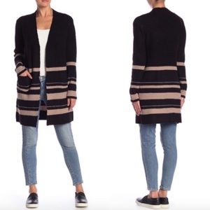 Sweet Romeo. Striped Long Sleeve Black M